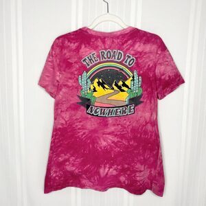 Empyre Sloane Road to Nowhere Tie Dye Graphic Tee Short Sleeve Small T-Shirt